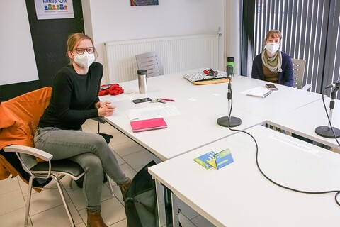 Karin Grave und Johanna Buschkühl zu Gast im Zukunftsfragen-Podcast.