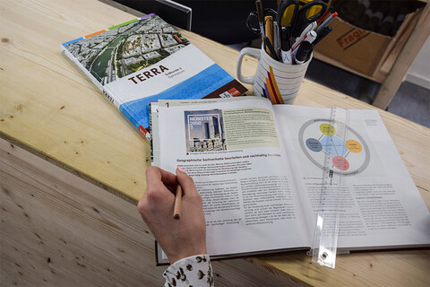 Die MünsterZukünfte im Schulbuch Terra Erdkunde 3