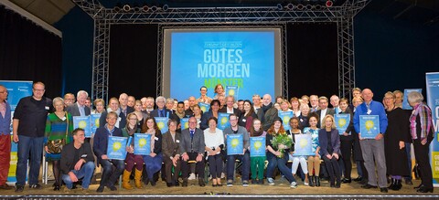 Ehrung der Ausgezeichneten aus 311 Initiativen von Gutes Morgen Münster am 29.11.2015 