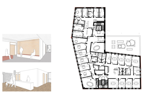 Impressionen 2. Obergeschoss des Stadtteilhauses